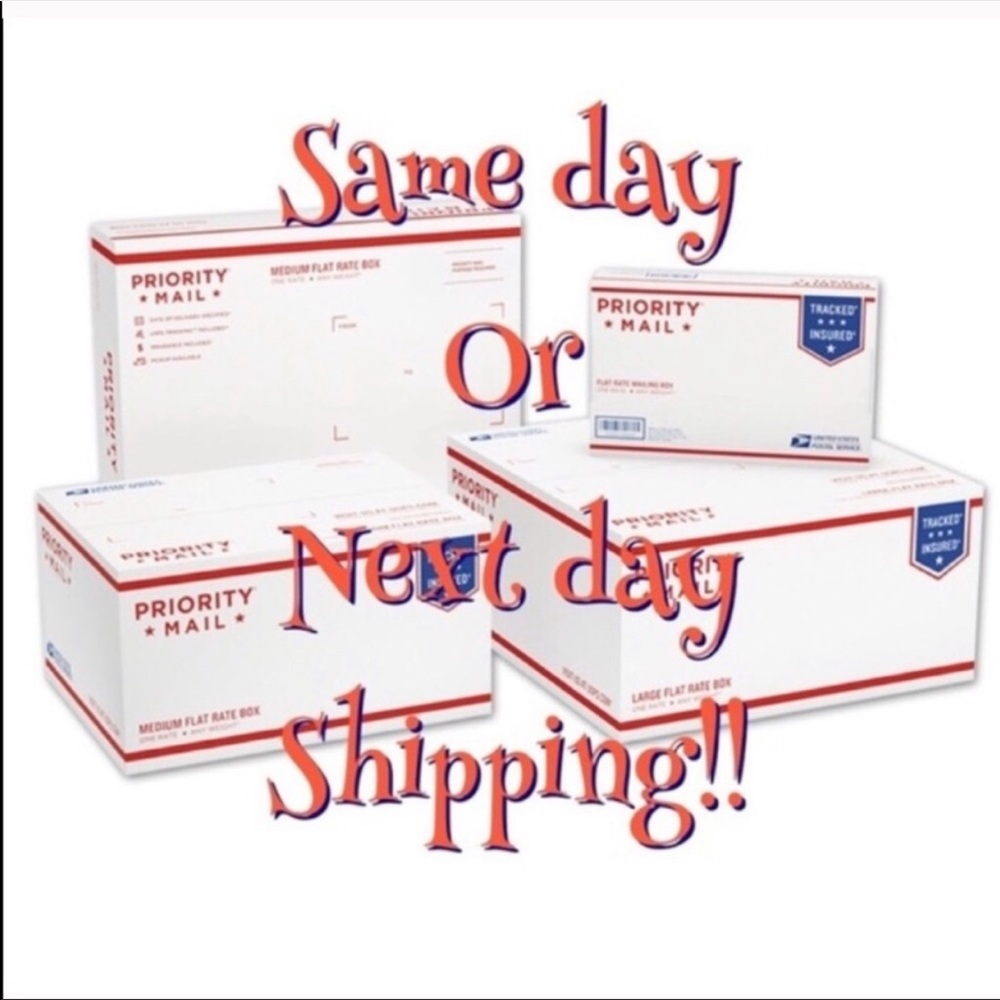 Same day or next day shipping always!